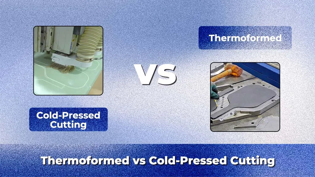 Thermoformed vs cold-pressed-cutting pickleball paddle forming methods comparison