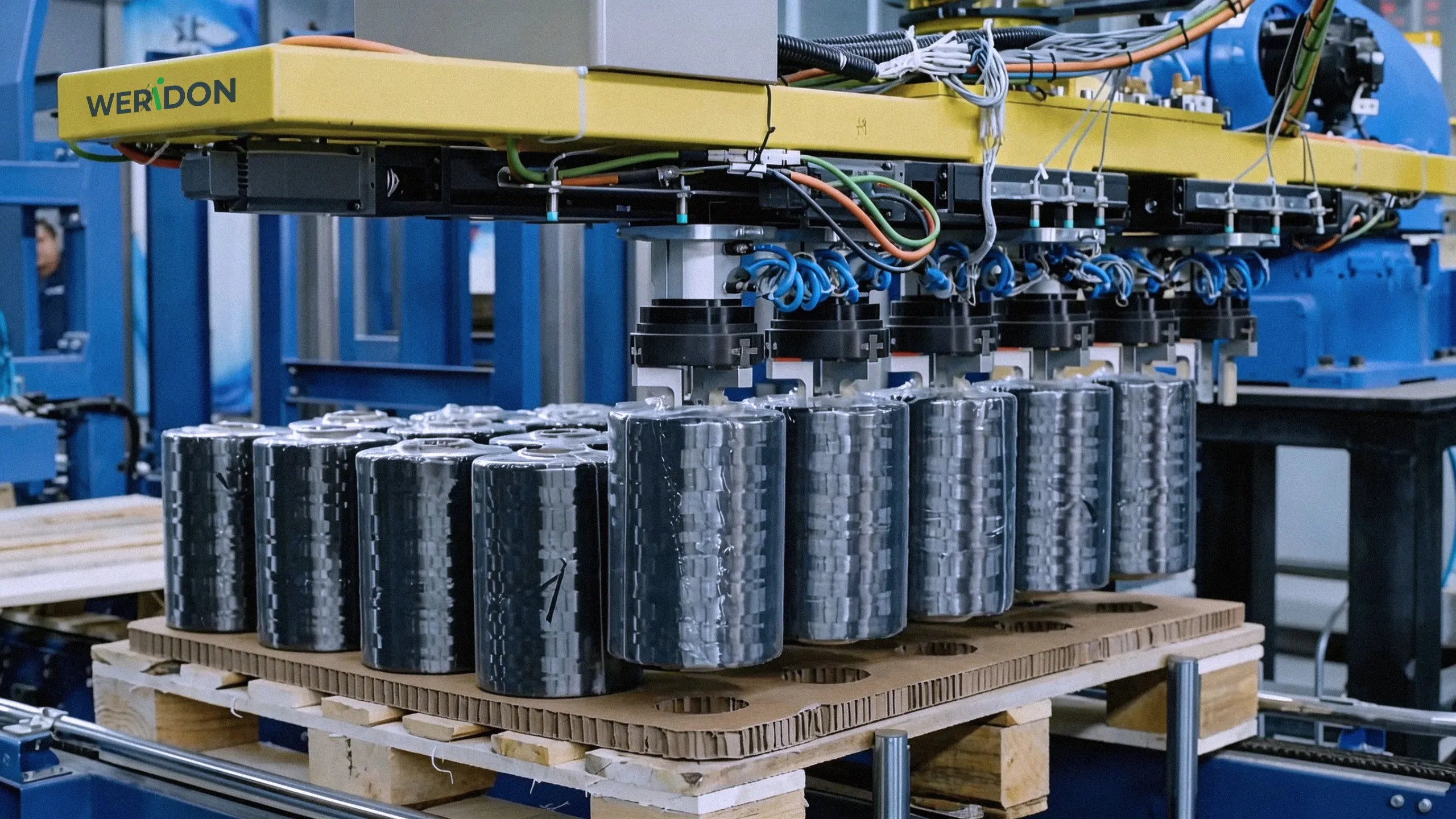 Automated carbon fiber pickleball paddle production line for bulk manufacturing