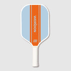 Custom fiberglass pickleball paddle flat-top shape on white background
