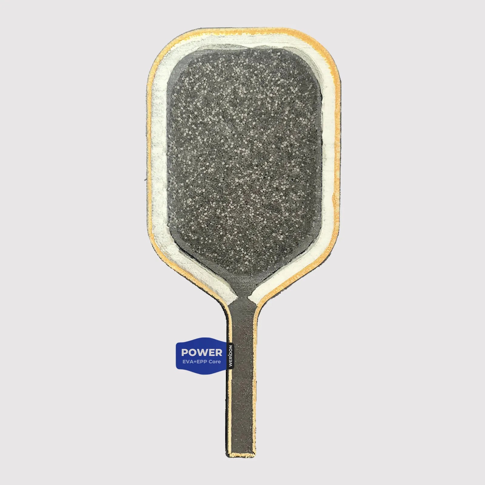 Gen 5 EVA wrapped EPP foam pickleball paddle core with high rebound structure