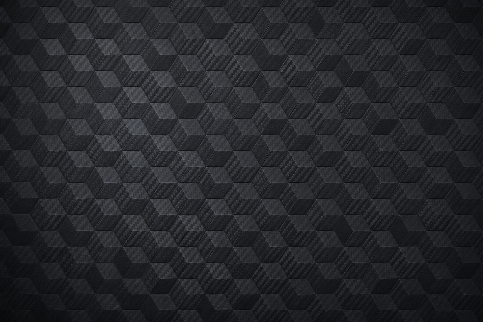 Dark geometric carbon fiber patterned background