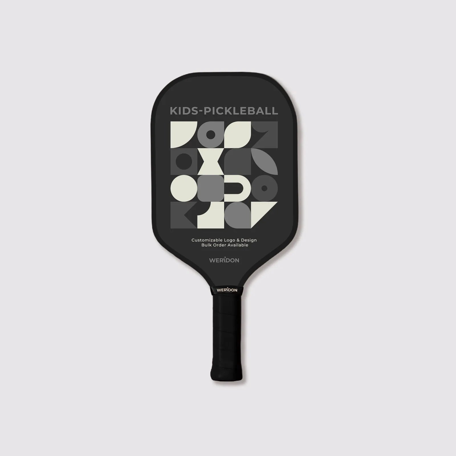 Kids pickleball paddle with youth-sized shape