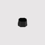 Back side of black pickleball paddle butt cap