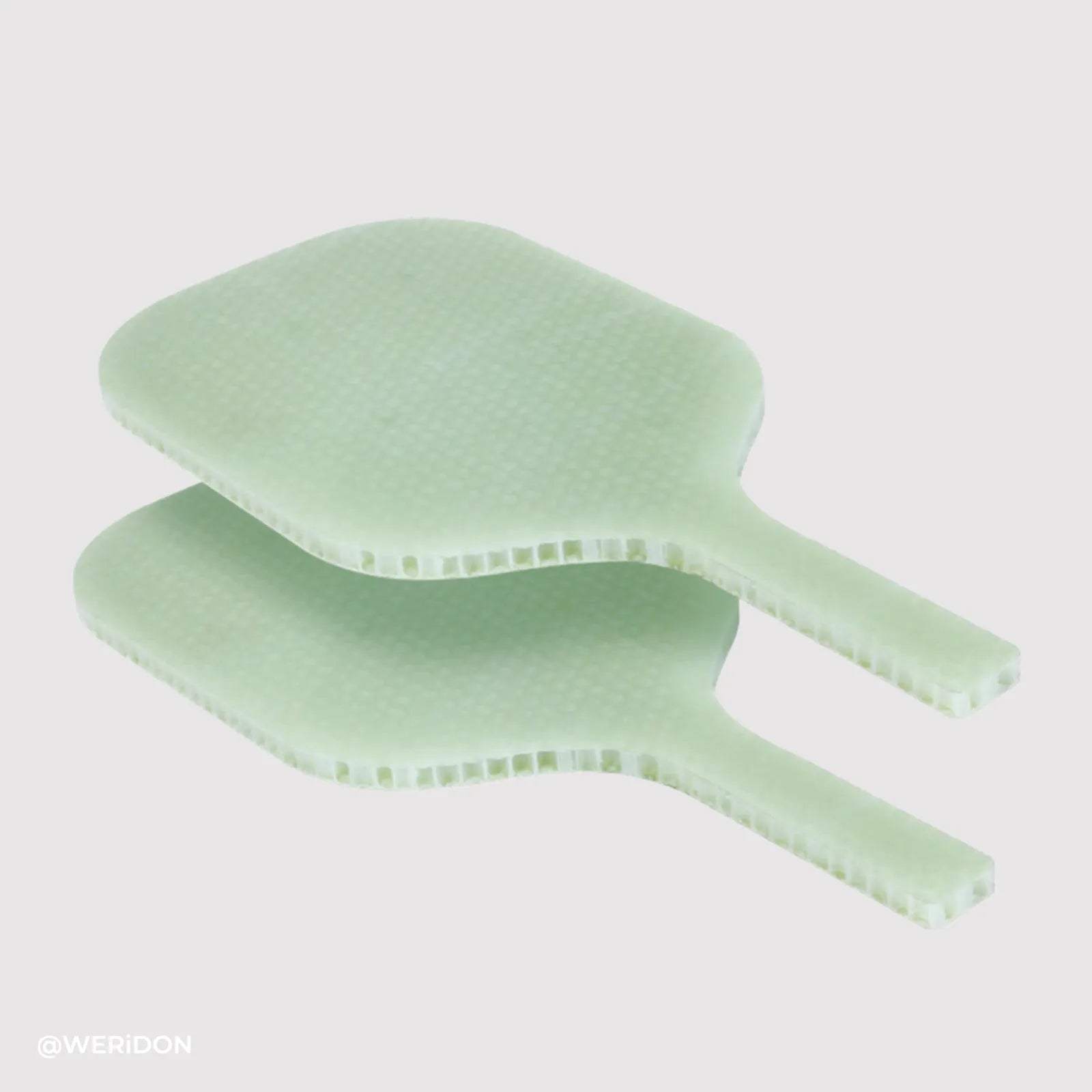 s-glass fiberglass pickleball paddle surface texture close-up