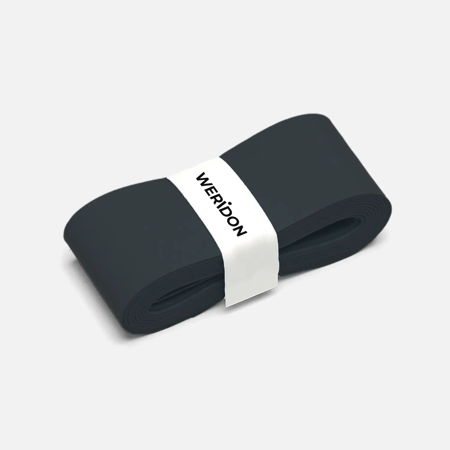 Solid black pickleball paddle overgrip tape